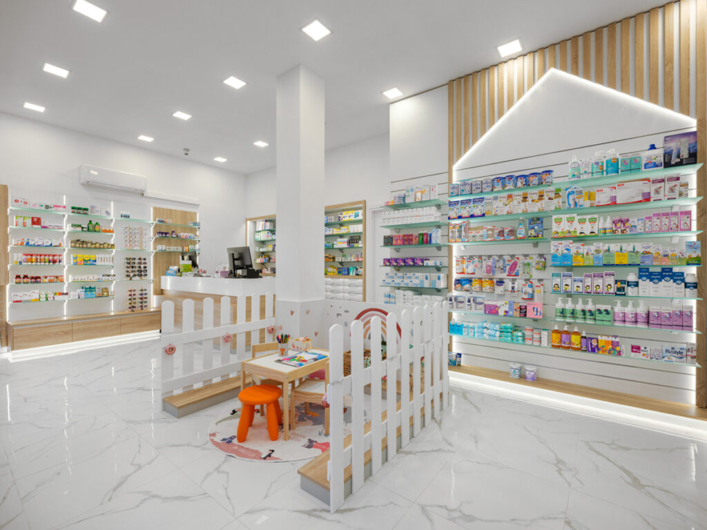 Pharmacy interior