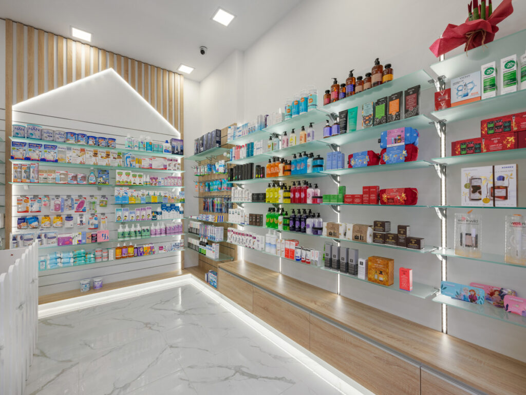 Pharmacy interior