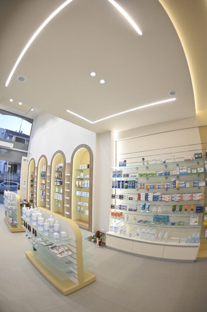 Pharmacy interior